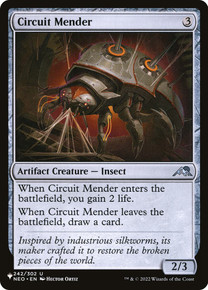 Circuit Mender - The List